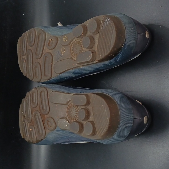 UGG Australia  Slip On  Tie Shoes Navy Blue Size 7 (Rubber, Sheep Skin, Leather) - Picture 7 of 7